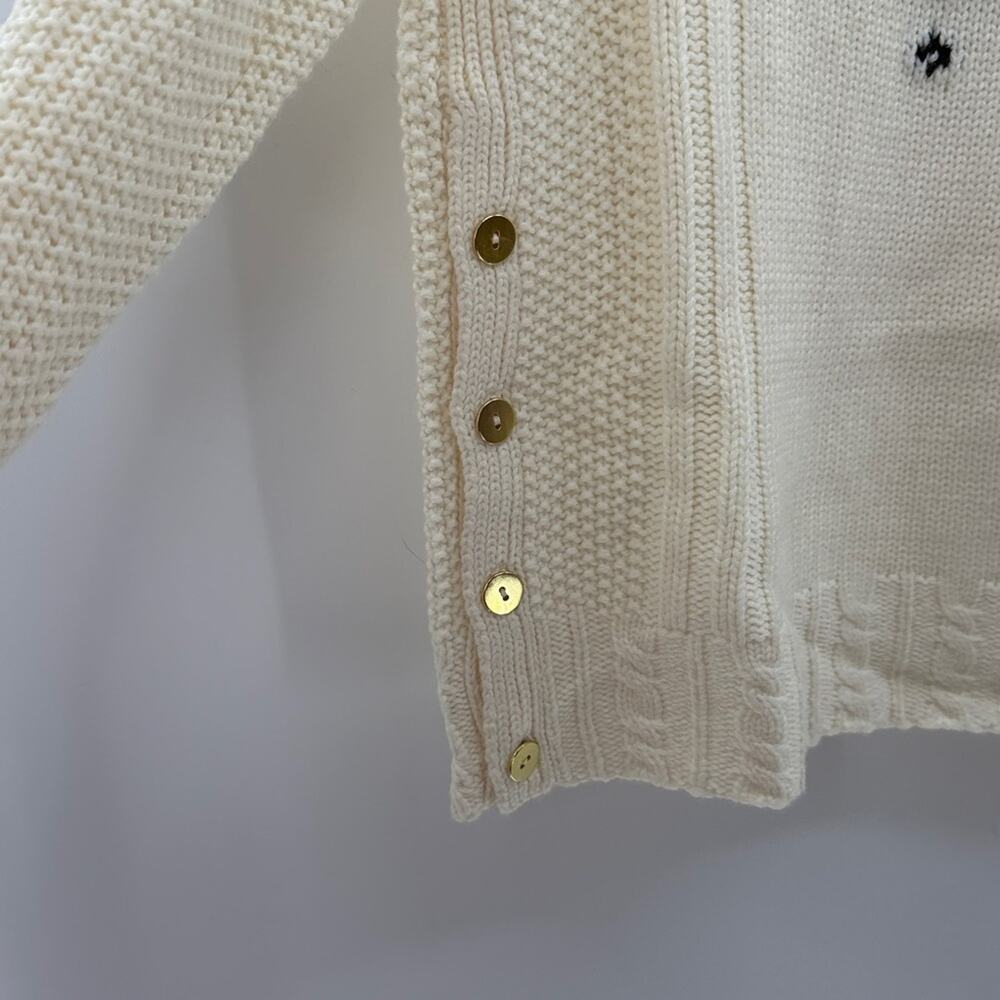 J. Crew Women's The Reeds Nordic Neutral Knit Sweater - Cream - S - New with tag - Picture 5 of 8